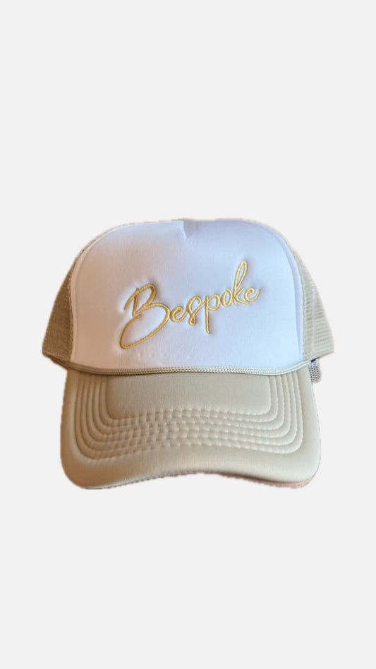 Trucker Hat (White/Tan)